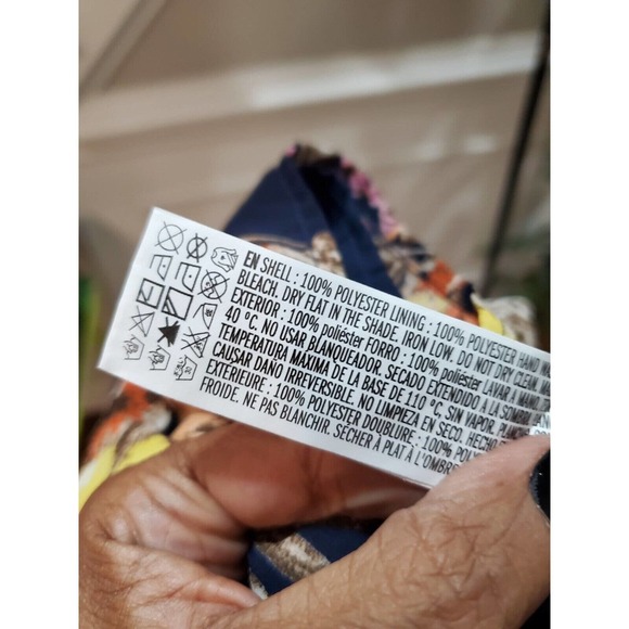 FOREVER 21 Women's Multicolor Floral Polyester Long Sleeve Back Zip Rompers S - Picture 10 of 12